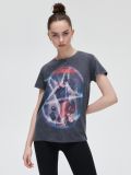 Koszulka oversize Chilling Adventures of Sabrina - szary - CROPP - small1
