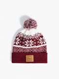Zimowa czapka z pomponem - kasztanowy - CROPP - small1
