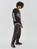 Tričko s dlouhými rukávy Rick and Morty - černý - CROPP - small1