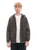 Rozpinana bluza z kapturem - czerwony - CROPP - small1