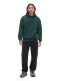 Ciemnozielona bluza regular z kapturem - zielony - CROPP - small2