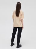 Oversize-T-Shirt mit Druck - Beige - CROPP - small2