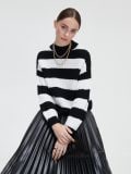Sweter w paski - czarny - CROPP - small2