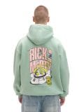 Sudadera con capucha y estampado Rick and Morty - verde pálido - CROPP - small1