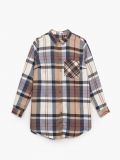 Koszula w kratę - kremowy - CROPP - small4