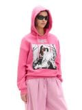Felpa con cappuccio Bratz - rosa shocking - CROPP - small2