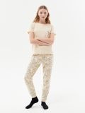 Pijama din două piese Bambi - bej - CROPP - small2