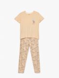 Pijama din două piese Bambi - bej - CROPP - small4