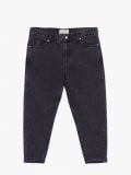 Ciemnoszare jeansy loose - szary - CROPP - small4