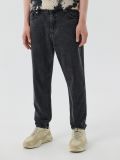 Ciemnoszare jeansy loose - szary - CROPP - small1