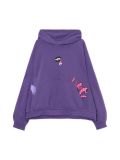 Fioletowa bluza z kapturem i nadrukami - fioletowy - CROPP - small2