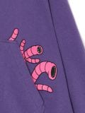 Fioletowa bluza z kapturem i nadrukami - fioletowy - CROPP - small5