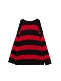 Czerwony sweter w paski - czerwony - CROPP - small2
