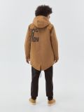 Parka z nadrukiem - brązowy - CROPP - small3