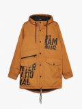 Parka z nadrukiem - brązowy - CROPP - small4