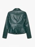 Bunda biker - tmavě zelená - CROPP - small6