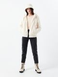 Плюшева куртка з каптуром - бежевий - CROPP - small2