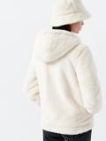 Плюшева куртка з каптуром - бежевий - CROPP - small4