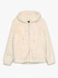 Плюшева куртка з каптуром - бежевий - CROPP - small5