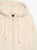 Плюшева куртка з каптуром - бежевий - CROPP - small6