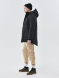 Parka z kapturem - czarny - CROPP - small1