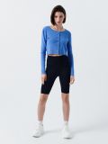 Cardigan scurt - albastru-deschis - CROPP - small4