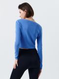 Cardigan scurt - albastru-deschis - CROPP - small3