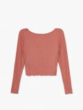 Bluzka z guzikami - różowy - CROPP - small6