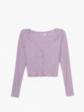Bluse mit Knöpfen - Lavendel - CROPP - small4