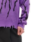 Fioletowy sweter z nadrukiem - fioletowy - CROPP - small5