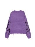 Fioletowy sweter z nadrukiem - fioletowy - CROPP - small6