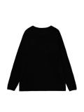 Żakardowy sweter z nadrukiem - czarny - CROPP - small5