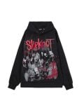 Μαύρο φούτερ με κουκούλα Slipknot - ΜΑΥΡΟ - CROPP - small1