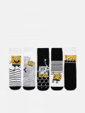 Socken SpongeBob, 5er-Pack - Schwarz - CROPP - small1