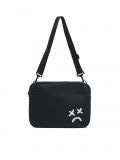 Czarna torba na laptopa z nadrukiem - czarny - CROPP - small1