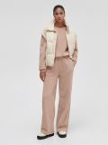 Sportinės wide leg kelnės - kūno spalva - CROPP - small1