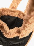 Geantă shopper cu detalii din blană artificială - brun-auriu - CROPP - small4