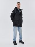 Kurtka z kapturem - czarny - CROPP - small2
