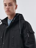 Kurtka z kapturem - czarny - CROPP - small3