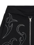 Czarna rozpinana bluza z aplikacjami - czarny - CROPP - small4