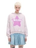 Bluza z motywem gwiazdy - fioletowy - CROPP - small1