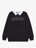 Bluza z ozdobnym kołnierzykiem - czarny - CROPP - small6