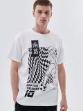 Koszulka z nadrukiem Captain Tsubasa - biały - CROPP - small2