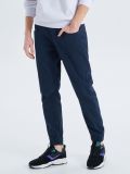 Stretch twill joggers - Navy - CROPP - small2