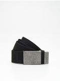 Parciany pasek z metalową klamrą - czarny - CROPP - small1