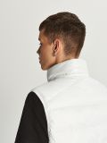 Pikowana kamizelka - biały - CROPP - small4