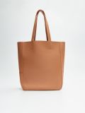 Torba shopper z kieszenią na laptop - beżowy - CROPP - small3