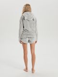 Fluffy pyjama set with warm hoodie - Grau - CROPP - small5