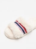 Papuci de casă cu blăniță - crem - CROPP - small2