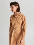 Military style jumpsuit - Braun - CROPP - small4